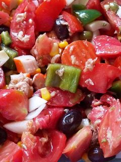 Una foto de Ensalada de tomate