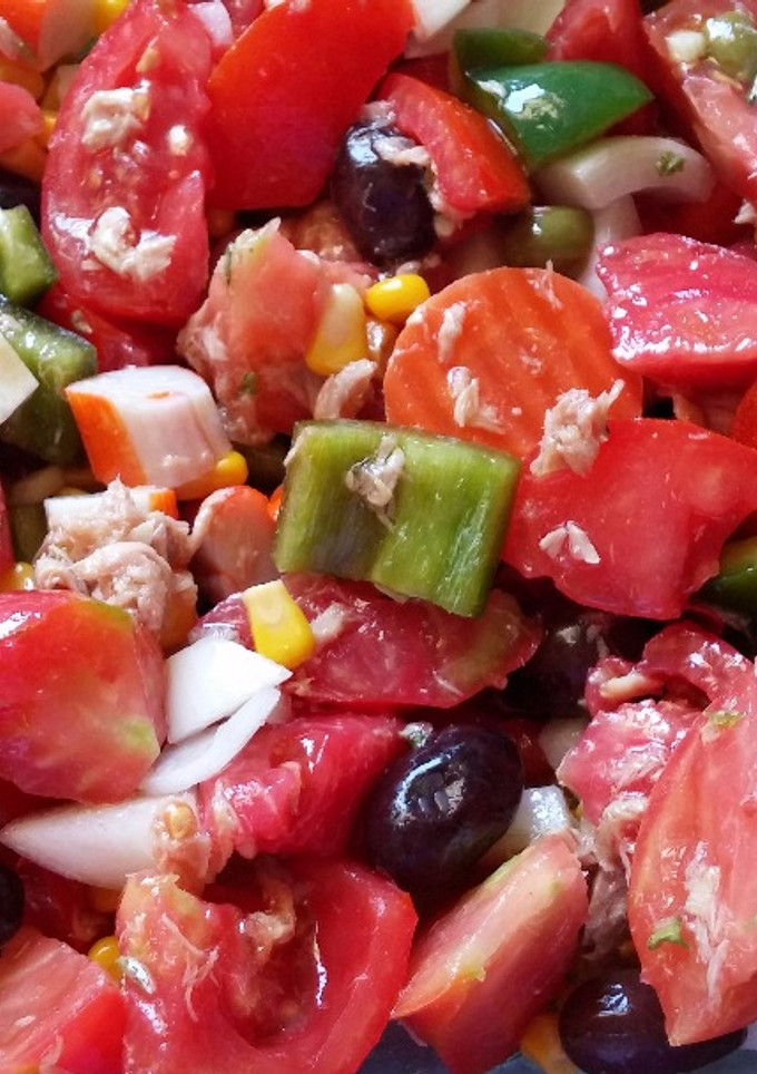 Una foto de Ensalada de tomate