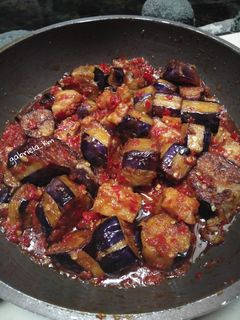 Foto resep Balado terong ikan asin