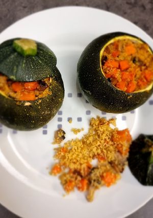 Une photo de °Courgettes farcies°