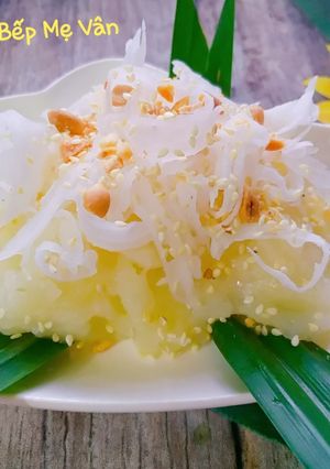 Hình của món Khoai mì nước cốt dừa.