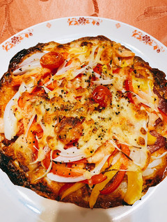 蛋餅皮披薩Pizza【超簡單】 的食譜成品照片