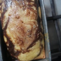 A picture of Marble choclate cake.