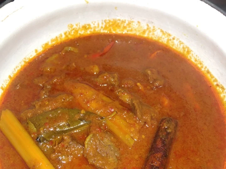 Langkah Gampang Menyiapkan Resep Rendang daging sapi kuah nyemek yang Lezat Anti Ribet, Lezat