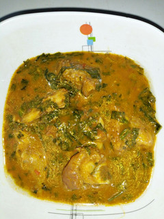 A picture of Ogbono soup.