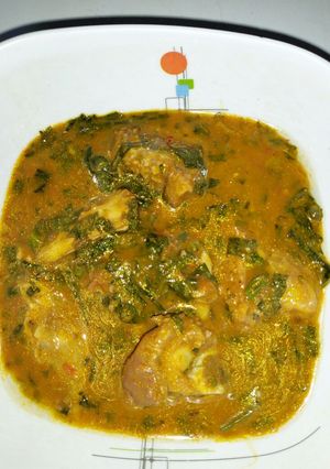 A picture of Ogbono soup.