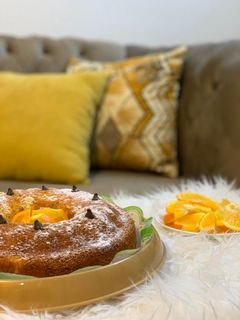 صورة لوصفة كيكة البرتقال الهشه 🍊