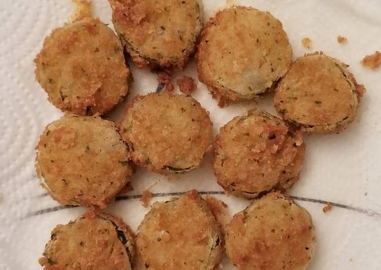 Steps to Prepare Quick Homemade Deep-Fried Pickles