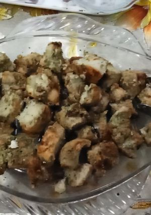 A picture of Malai boti.