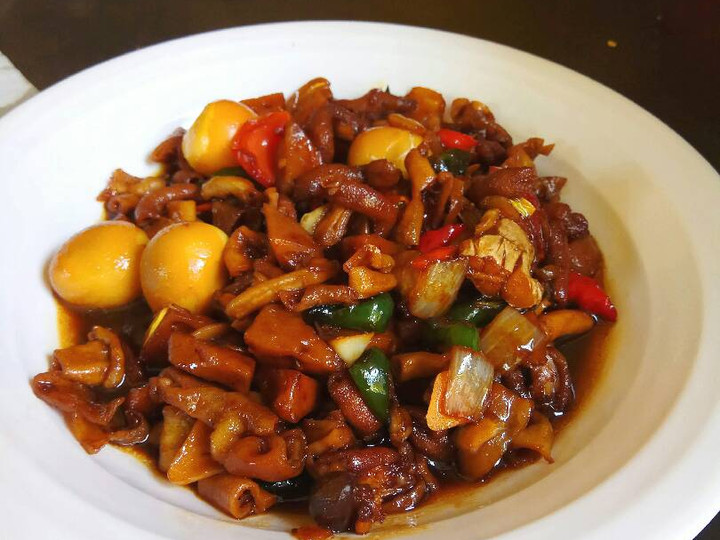 Resep Usus Ayam Cah Cabai Pedas Manis, Menggugah Selera