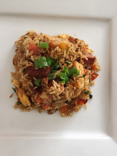 Una foto de Arroz chaufa con cecina