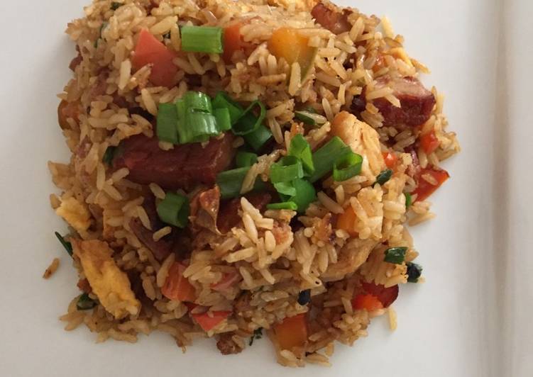 pasos para cocinar arroz chaufa