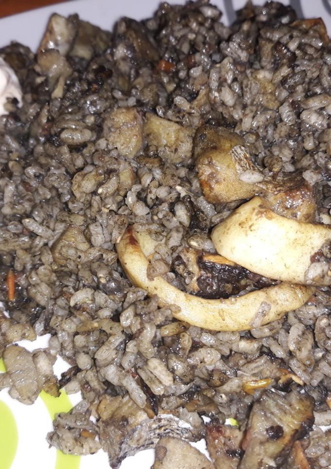 Una foto de Arroz Negro
