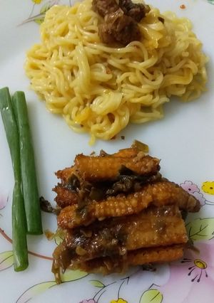 ক্রিস্পি চিলি বেবি কর্ন (crispy chilli baby corn recipe in Bengali) রেসিপির প্রধান ছবি