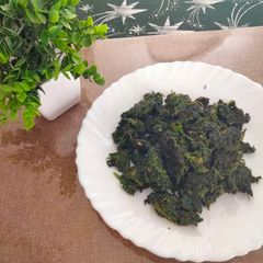 A picture of Super nutritious Bathua and methi dry sabzi.