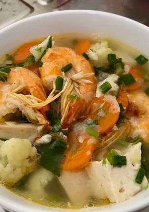 Foto resep Sup udang tahu bakso