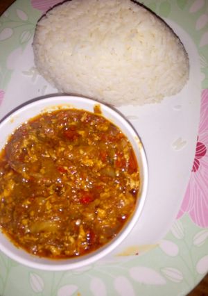 A picture of Cabbage and egg stew.