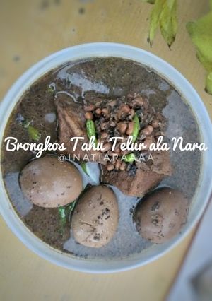 Foto resep Brongkos Tahu Telur