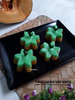 Foto resep Talam pandan labu kuning