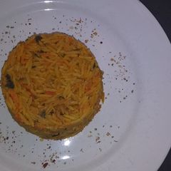 A picture of Lamb biryani.