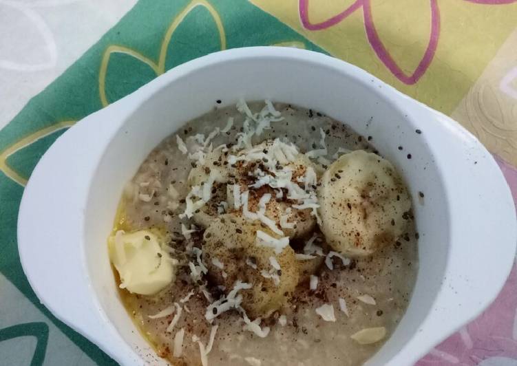 Oat Apel Pisang Keju