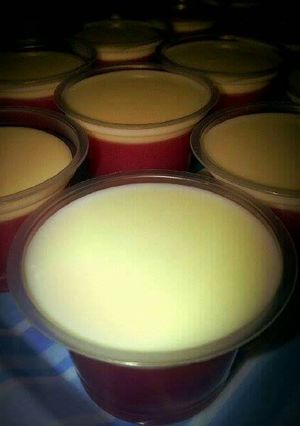 Foto resep Guava Pudding (puding jambu merah dengan fla vanila)