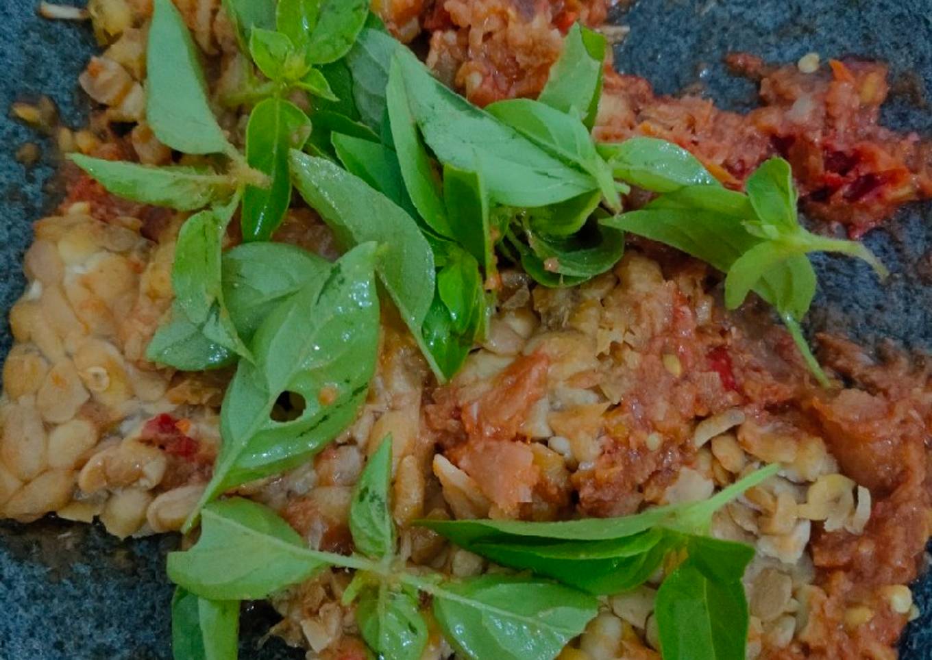 Sambal Terasi Tempe Kemangi