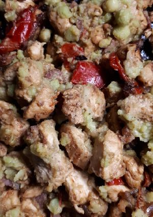 Zöldséges aprópecsenye recept fotója