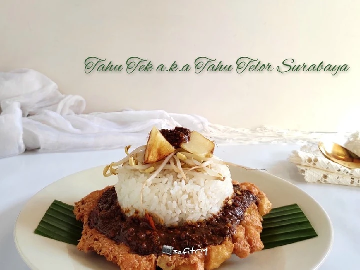 Langkah Gampang Membuat Resep Tahu tek / tahu telor surabaya yang  Bikin Ketagihan Anti Ribet, Menggugah Selera