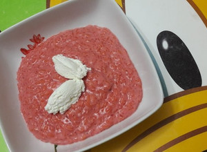 Foto di Risotto alla rapa rossa e caprino bimby