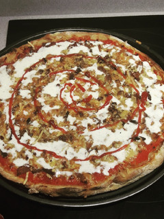 Una foto de Pizza de kebap