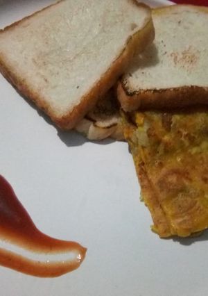 A picture of Besan cheela.