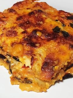 Foto di Millefoglie di farro,con melanzane e robiolina