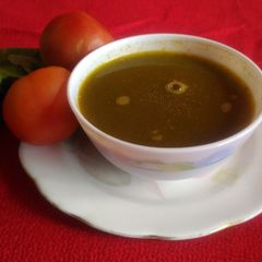 A picture of Spinach soup.