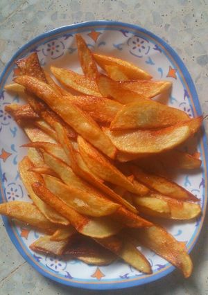 صورة لوصفة بطاطا مقليه