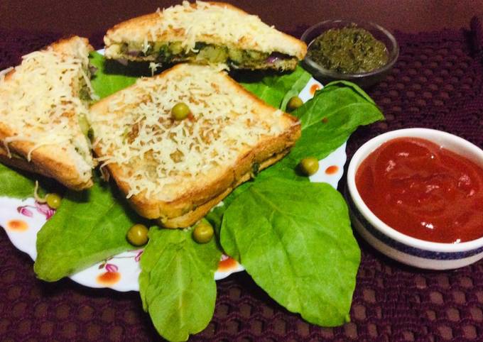 How to Make Homemade Spinach sandwich