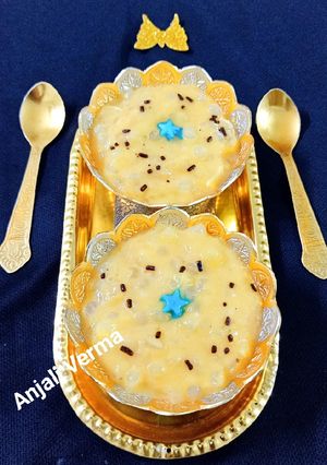 A picture of Mango sago kheer.