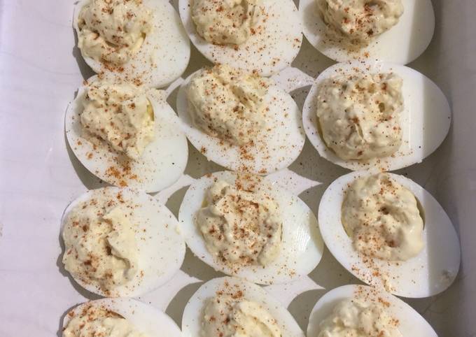 Devilled eggs Recipe by kitanax - Cookpad