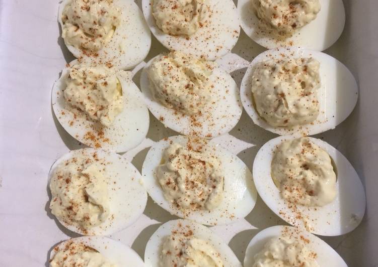 Simple Way to Make Any-night-of-the-week Devilled eggs