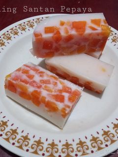 Foto resep Puding Santan Pepaya