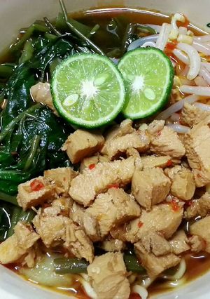 Foto resep Mie Ayam Kangkung