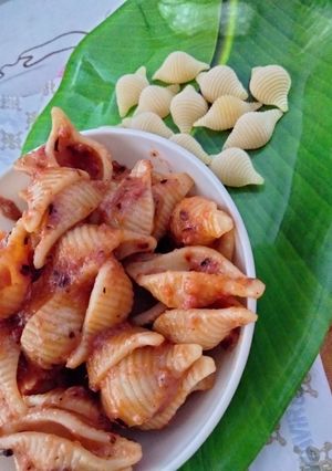 A picture of Arrabbiata pasta.
