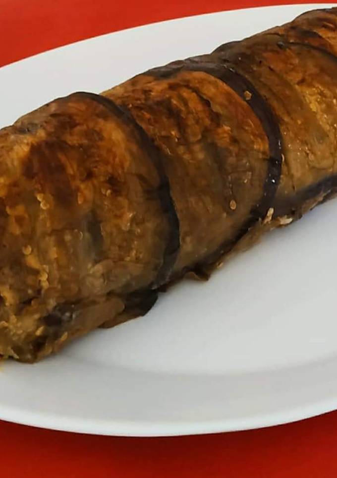Рулет з баклажанами