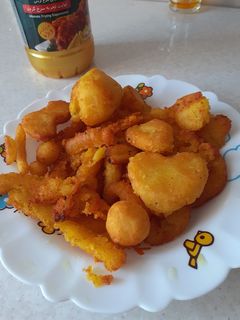 عکسی از دستور سیب زمینی سرخ کرده بامزه😋