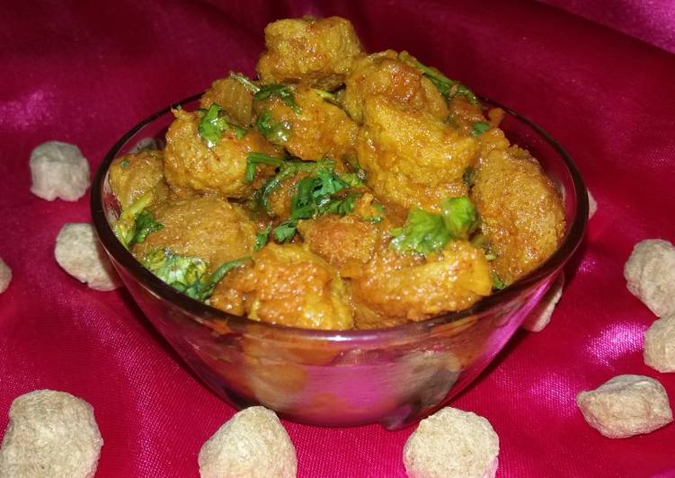 Masala soya chunks