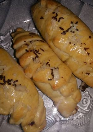Foto resep Roti manis keju cadburry