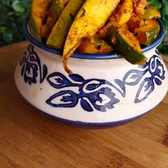 A picture of Instant mango pickle.