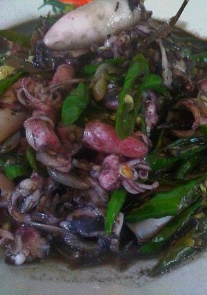 Foto resep Cumi bumbu hitam(tinta)