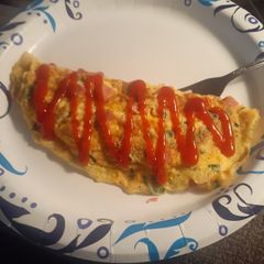 A picture of Violets Favorite omelette GF.