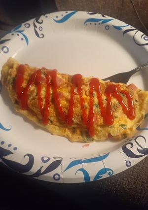 A picture of Violets Favorite omelette GF.